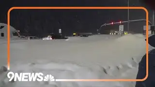 Traffic delays at the Eisenhower/Johnson Tunnel Friday morning