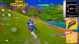 iPad Pro M5 120 FPS Fortnite Mobile Gameplay *Chun-Li Skin Wins Gameplay Full Game New Chapter 7*