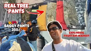 EXPLORING FOUNTAIN MARKET MUMBAI | BAGGY PANTS 350₹ 🤑| PHOTO SHOOT