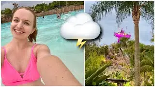 Typhoon Lagoon in a STORM! DVC Party | Disney Vacation Club Moonlight Magic 2023