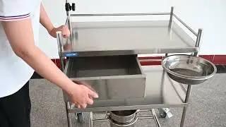 MK-S03B Hospital Dressing Trolley Stainless Steel