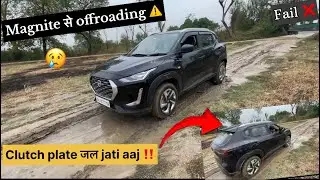 आज पता lag gayi iski असलियत ✅ traction control on/off offroading with nissan magnite #youtube