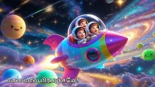 வா வா பிரபஞ்சமே! Kids galaxy song | #kids colour full 2K video 