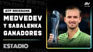 Daniil Medvedev y Aryna Sabalenka se consagraron campeones del ATP 250 de Brisbane | Estadio