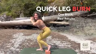 8-Minute Leg Burner | One Block for Better Form, Stronger Hips & Knees