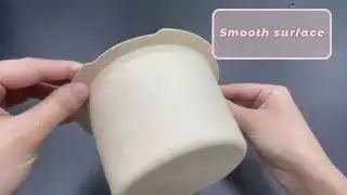 Bamboo Wet-Press Plant Saucers | Biodegradable & Durable