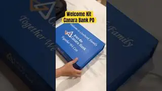 WELCOME KIT Canara Bank PO 🎉#ibps #ibpspo #ibpsclerkexam #bankexam #bankingexam #bankerslife