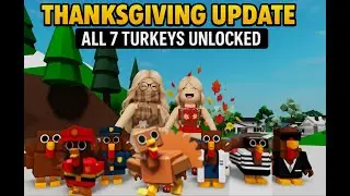 Roblox Brookhaven 🏡 RP/  NEW TURKEY HUNT UPDATE (All 7 Turkeys locations) role-play with my bestie.