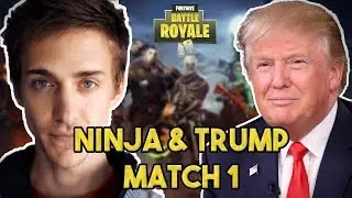 Ninja and Donald Trump Play Duos! Fortnite Battle Royale Gameplay!