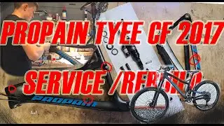 Propain TYEE 2017 CF Frame Service / Rebuild / Suspension Test Rockshox / container.mp4 #2 / PART  1