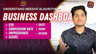 NEW‼️ How To Read Your Meesho Analytics Using Business Dashboard || MEESHO BUSINESS DASHBOARD