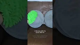 Why spend 2 HOURS washing & drying when the Green Mitt Kit cleans in just 2 MINUTES? ⏰️ Non-toxic,