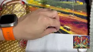 Flosstube Cross stitch 56: Stitch with me - Paris of my dreams Max Colour #asmr #crossstitching