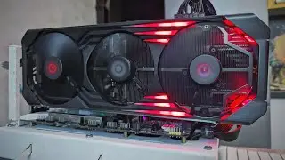 Тест PowerColor RX 6800 XT Red Devil OC 16Гб (Furmark FullHDx8/Cyberpunk 2K FSR Quality) Xeon 2678v3