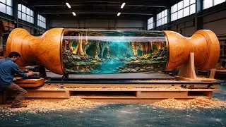 Amazing Woodturning Art &ndash; A Perfect Blend of Wood and Epoxy in One Stunning Vase