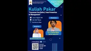 Kuliah Pakar: Caesarean Scar Defect, From Prevention to Management