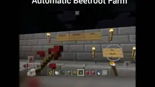 Minecraft : Semi Automatic Wheat/Beetroot/Carrot Farm...