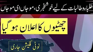 Summer Vacation 2024 in Punjab Notification [Latest News] | Pak Employees TV