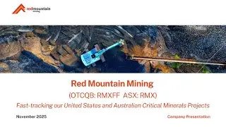 Red Mountain Mining Limited (OTCQB: RMXFF | ASX: RMX): Virtual Investor Conferences