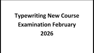 Typewriting  examination Date/ New Typewriting course/Typewriting application online
