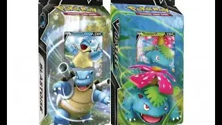 Opening up the NEW Venusaur & Blastoise V BATTLE DECKS
