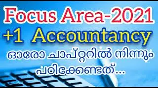 Plus one Accountancy Focus Area 2021