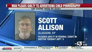 Glasgow man pleads guilty to advertising child pornography