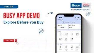 Access BUSY App Demo Account ✅ Try Before You Buy | English