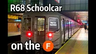 ⁴ᴷ R68 Schoolcar on the F Line