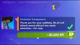 Fortnite Quest - Eliminate Trespassers - Chapter 2 Season 7 Week 9