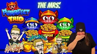 😻Purrfect Trio 🎉DOUBLE POP WIN💰 #casino #slot #liveslotplay #money #comedy #jackpot #gambling