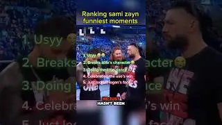 Sami zayn funniest moments 😂 | #wwe #samizayn #thebloodline #johncena #romanreigns #wrestling