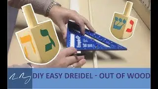 DIY Easy Dreidel - Out of Wood