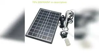 #Solar Water Pump 12V Circulating Fish Pond Filtration Oxygen Submersible Pumps For Outdoor Fish Ta