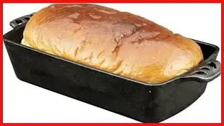 Camp Chef Home Seasoned Cast Iron Bread Pan