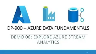 DP-900 - Demo 08: Exploring Azure Stream Analytics