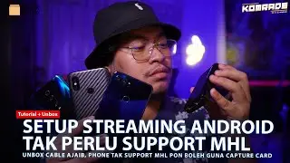 SETUP STREAMING ANDROID TAK PERLU SUPPORT MHL