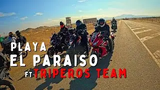 PLAYA EL PARAISO en moto - Playas al norte de Lima - Huacho - Huaral Honda Hness 350cc