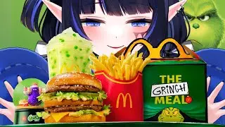 Trying McDonald's Grinch Meal 🌲(uk edition)