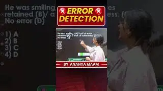 Error Detection with Ananya Ma&rsquo;am | English Grammar Made Easy | #englishwithananya  #spokenenglish