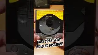 Vintage 1998 SONY Video CD Discman D-V8000 Demonstration #obsoletetechnology #1990snostalgia