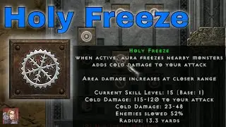 D2R Skills & Abilities - Holy Freeze, Offensive Auras (Paladin)