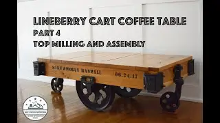 Lineberry Cart Coffee Table - Putting together the top