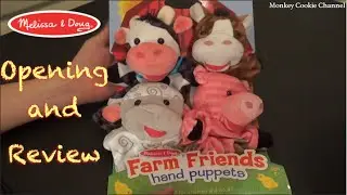 Melissa and Doug Farm Friends Hand Puppets