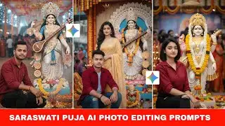 Saraswati puja ai photo editing | Google gemini ai photo editing | Gemini ai | Ai photo editing