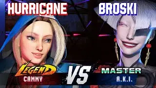 SF6 ▰ HURRICANE (Cammy) vs BROSKI (A.K.I.) ▰ High Level Gameplay
