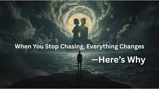 When You Stop Chasing, Everything Changes&mdash;Here&rsquo;s Why.....