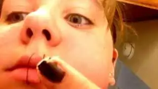 Makeup tutorial how to:stitched mouth