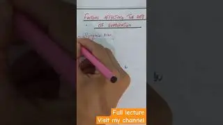 Factors affecting on the rate of evaporation #viral #physics #class9