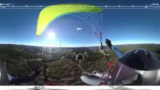 Paragliding 360 Grad, Bruchhausen, Sauerland 27.9.2018